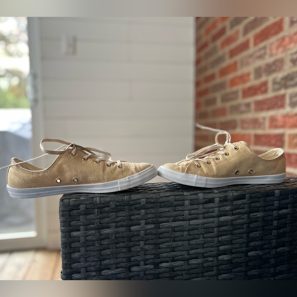 CONVERSE Sparkle Gold Sneakers - Picture 12 of 16